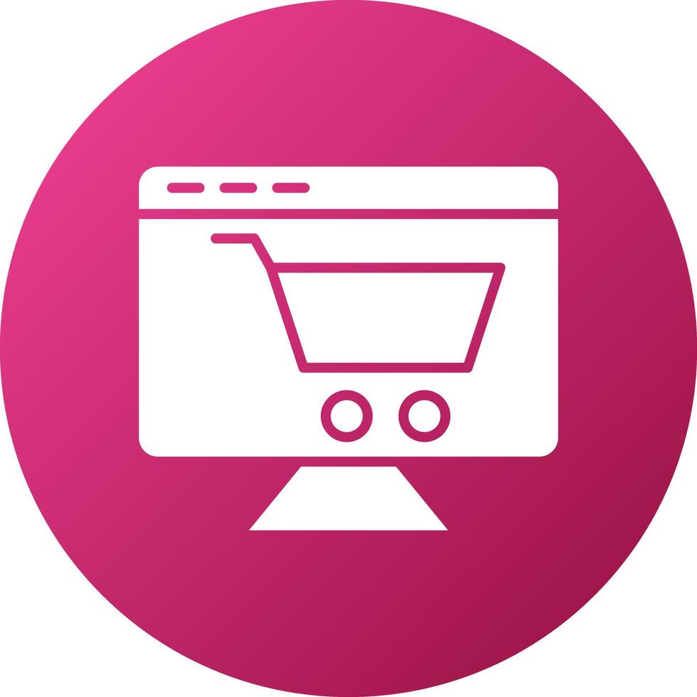 Ecommerce Platform Icon Style vector