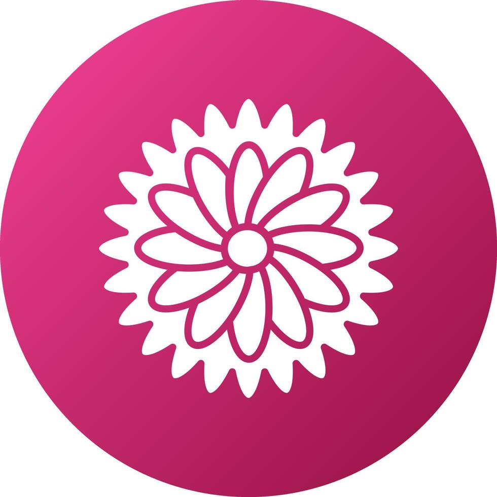 Chamomile Icon Style vector