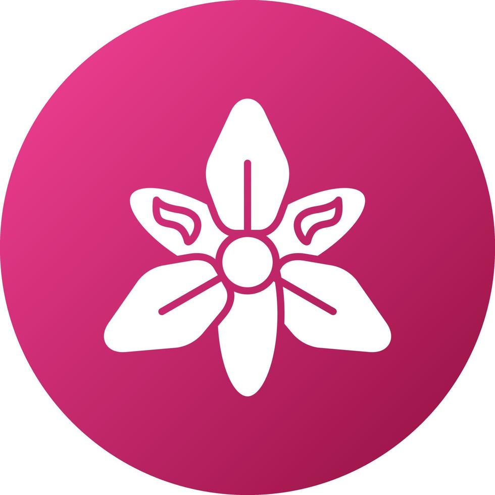 Gladiolus Icon Style vector