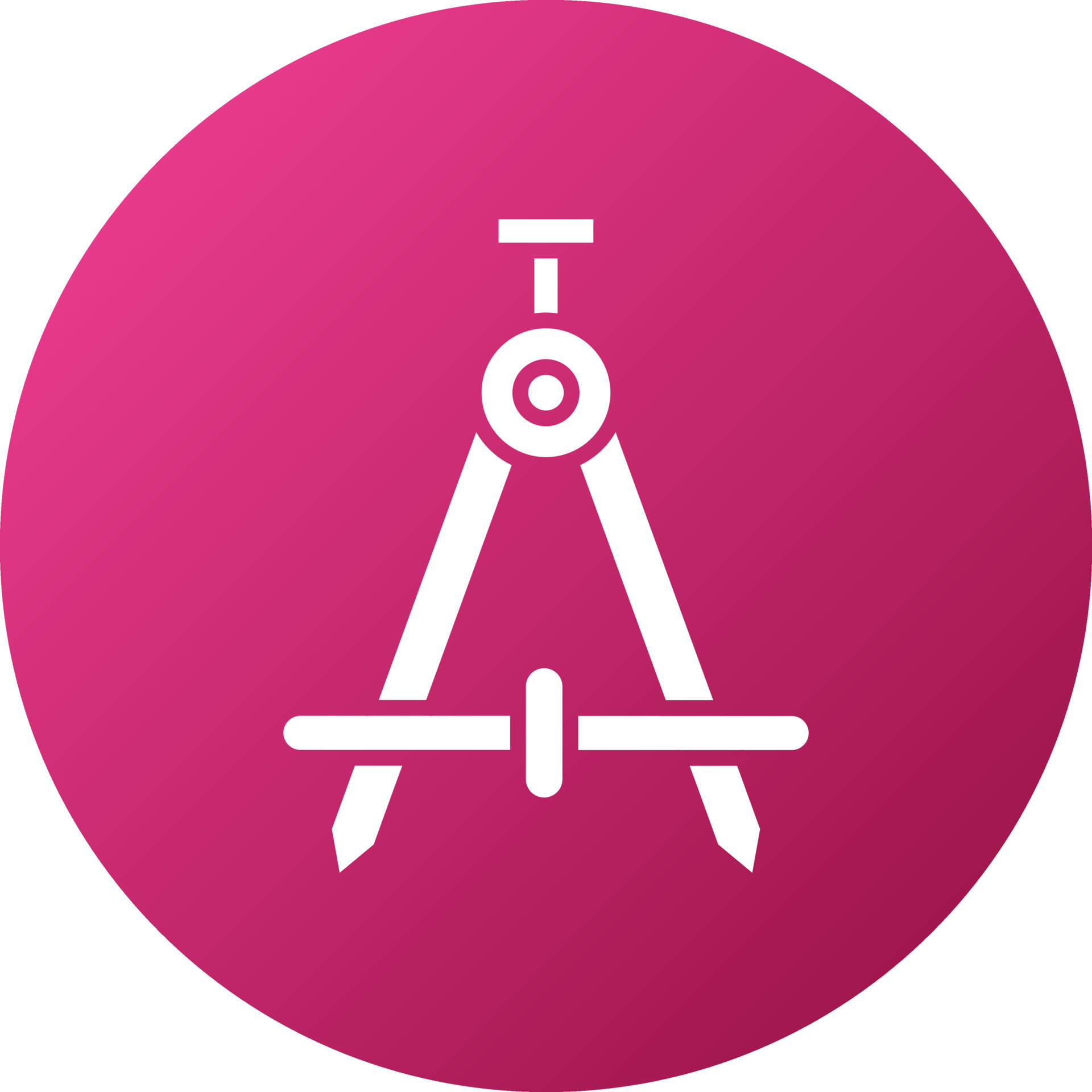 Drawing Compass Icon Style 21801752 Vector Art at Vecteezy