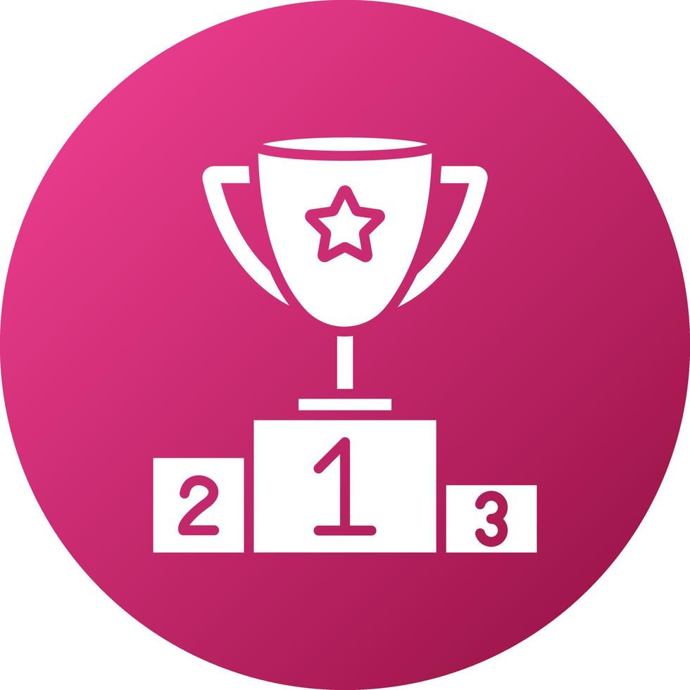 Podium Icon Style vector