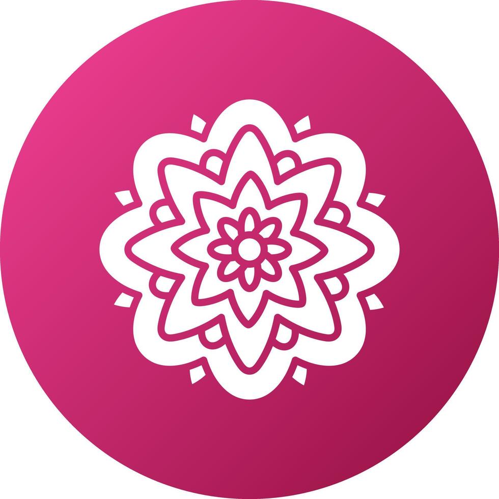 Dahlia Icon Style vector