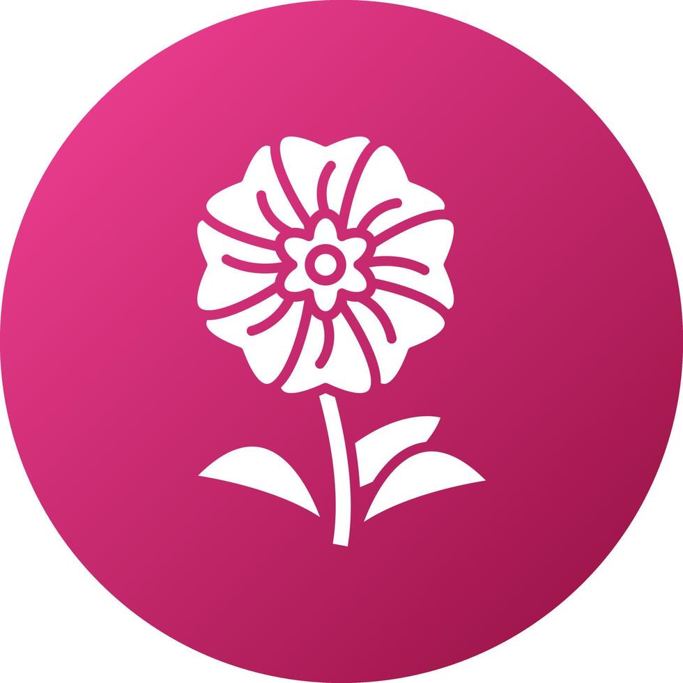 Alpine Forget Me Not Icon Style vector