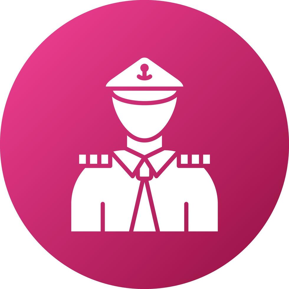 Marine Male Icon Style vector