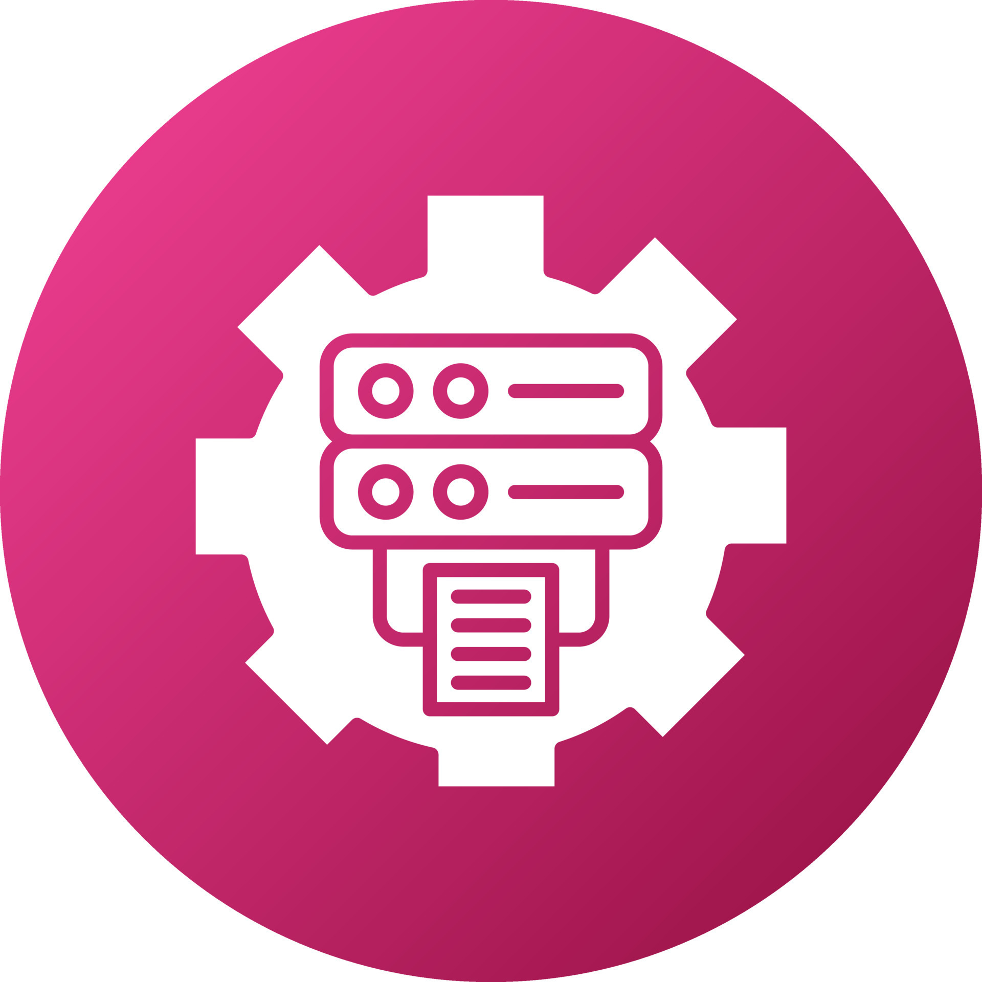 Data Processing Icon Style 21801835 Vector Art at Vecteezy