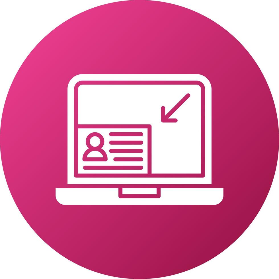 Minimization Icon Style vector