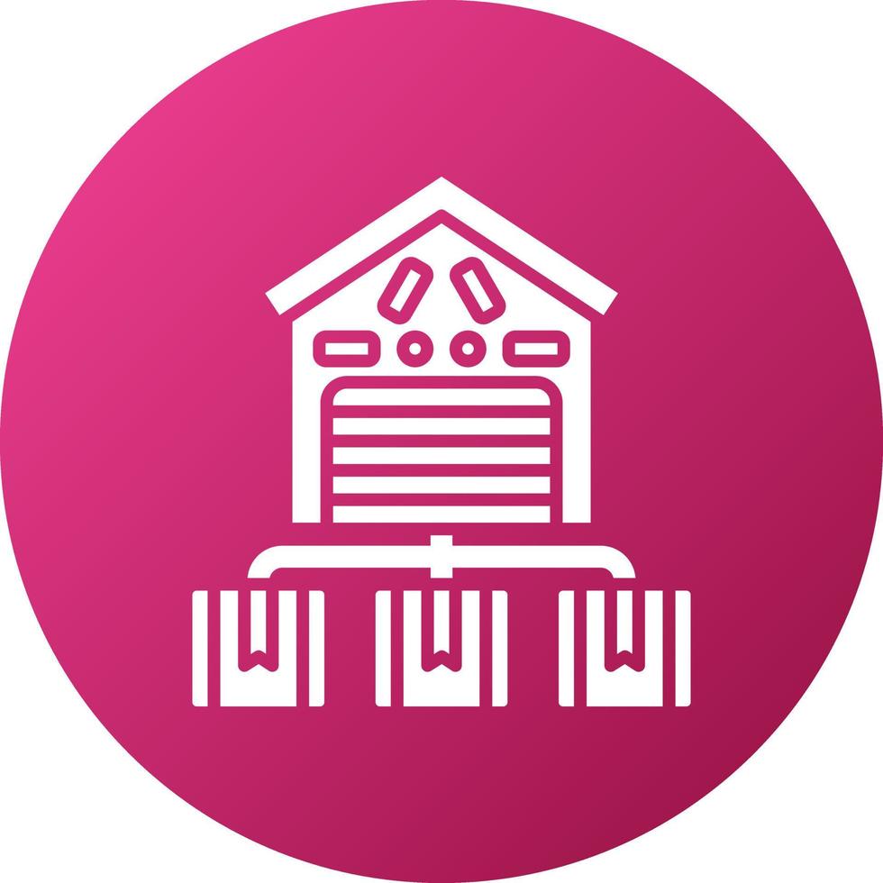 Distribution Center Icon Style vector