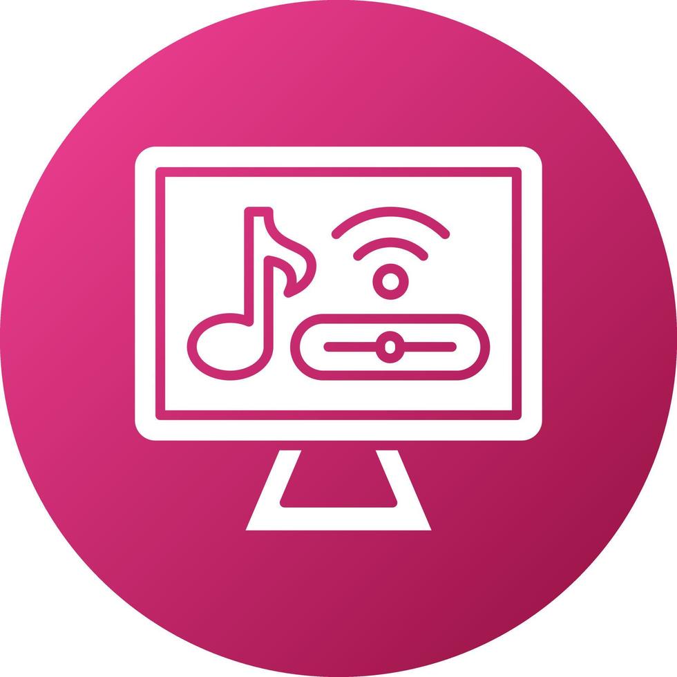 Webcast Icon Style vector