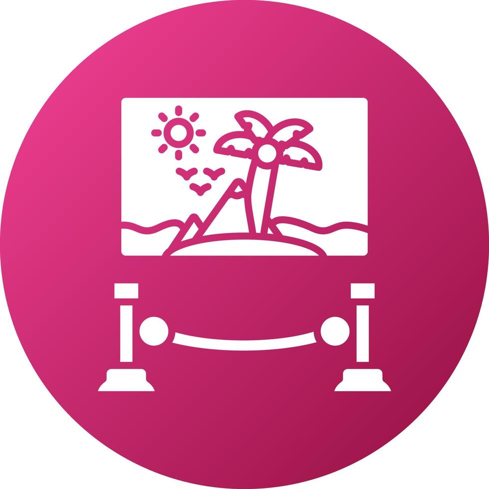 Exhibit Icon Style vector