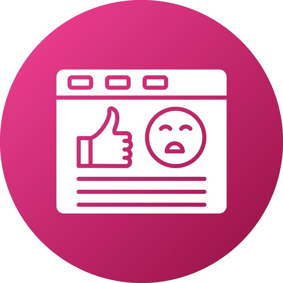 Complaint Icon Style vector