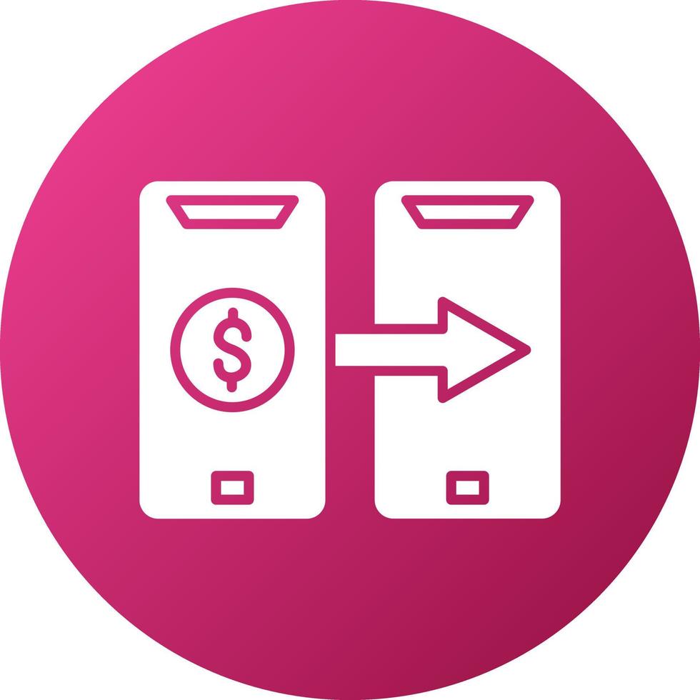 Digital Financial Transactions Icon Style vector