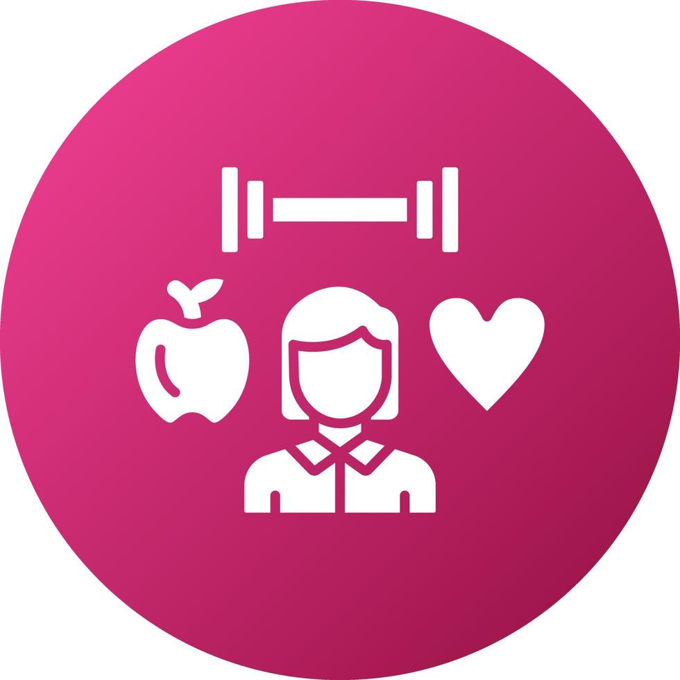 Health Conscious Icon Style vector