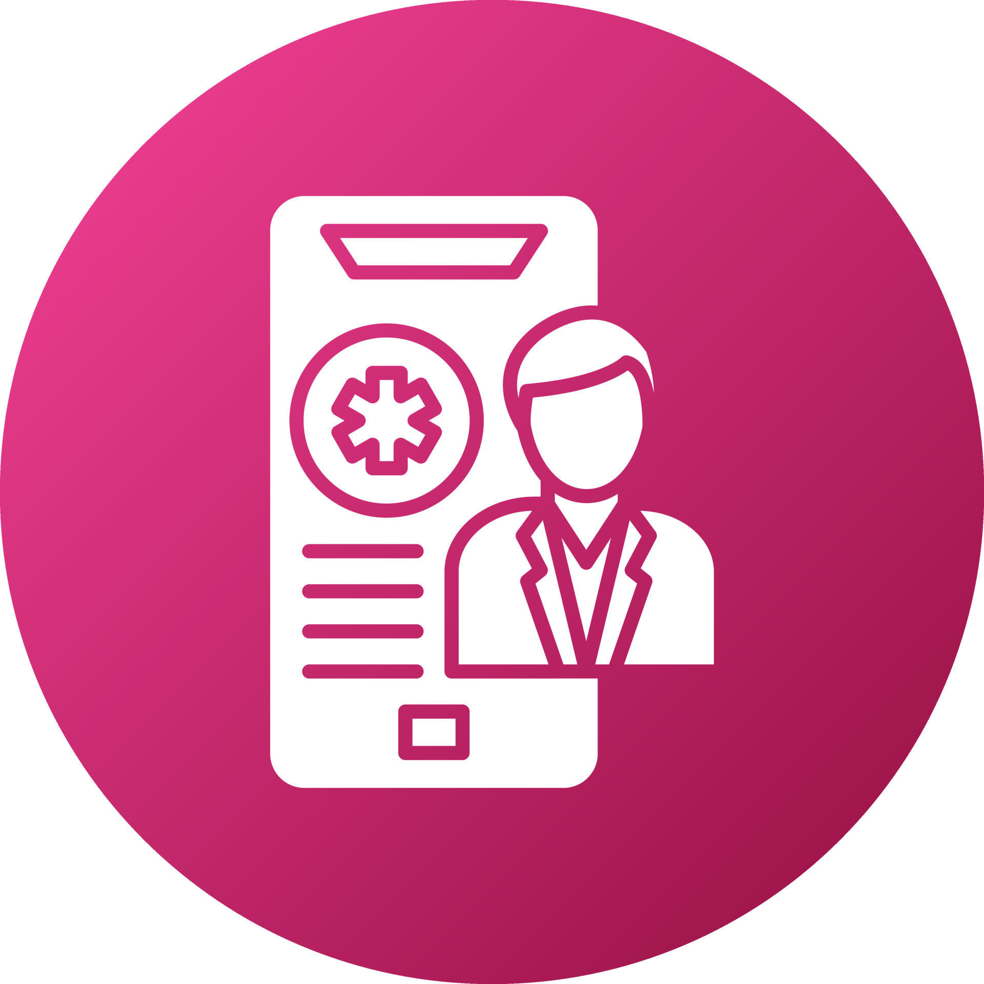Telemedicine Icon Style 21802117 Vector Art at Vecteezy