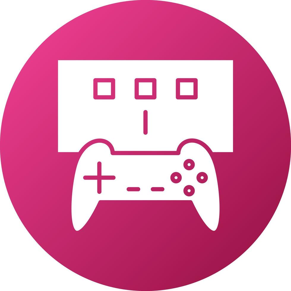 Console Game Icon Style vector