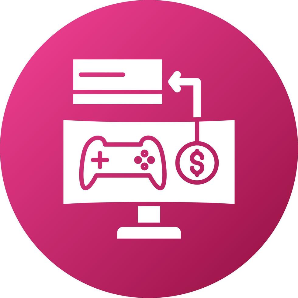 Microtransaction Icon Style vector