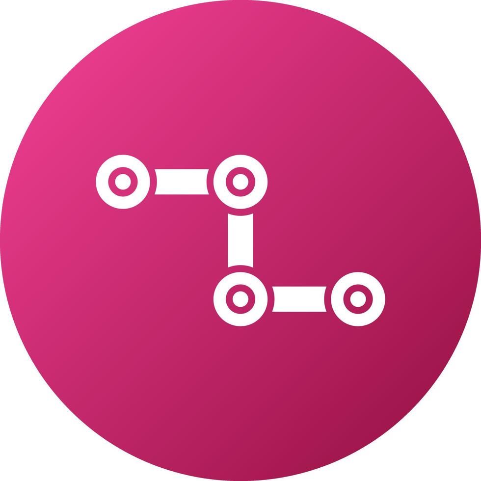 Cycle Chain Icon Style vector