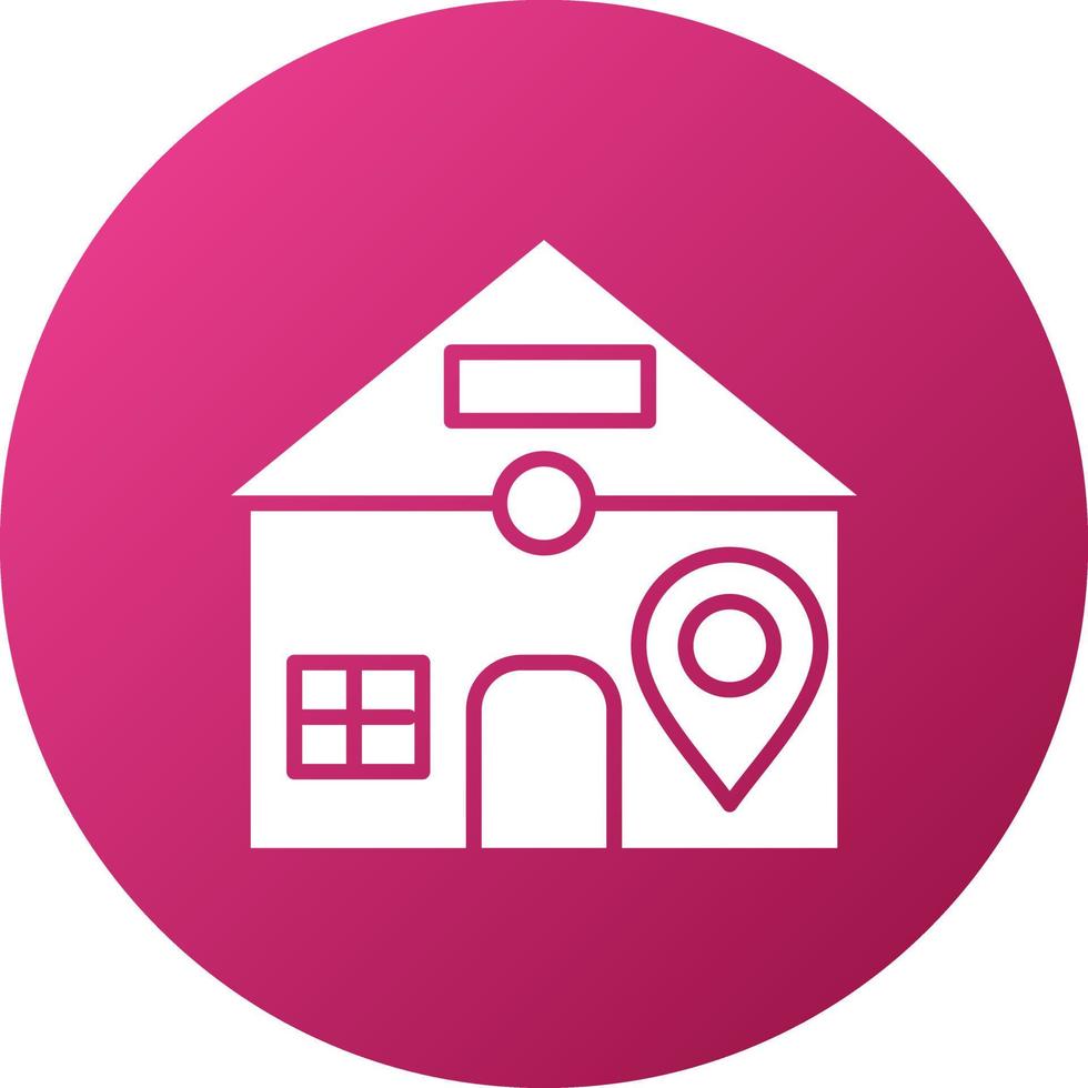Homestay Icon Style vector