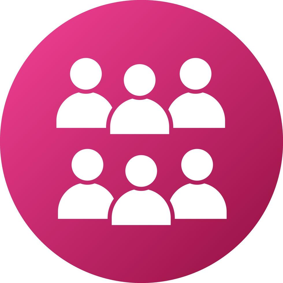 Small Group Icon Style vector
