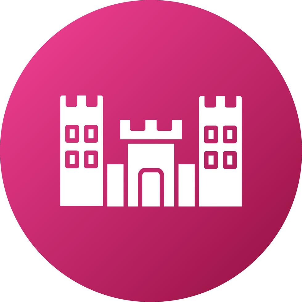 Castle Toy Icon Style vector