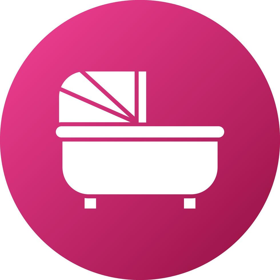 Carrycot Icon Style vector