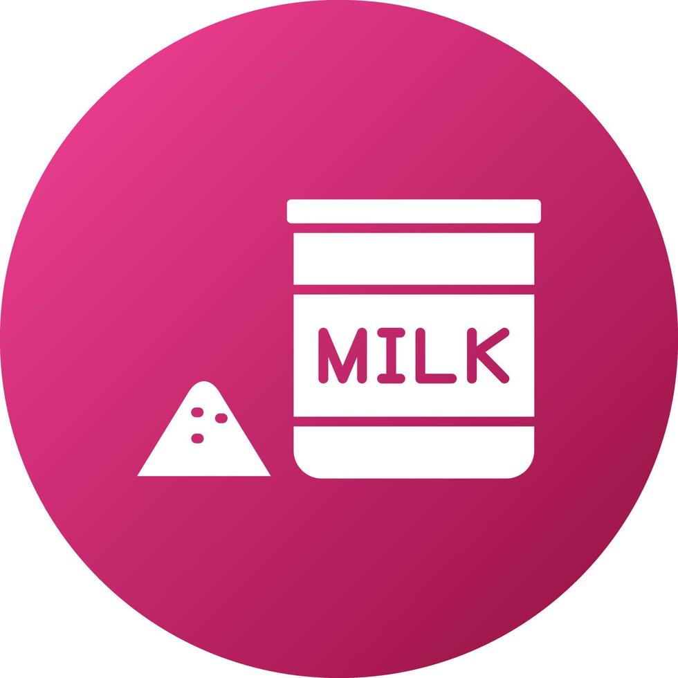 Milk Powder Icon Style vector
