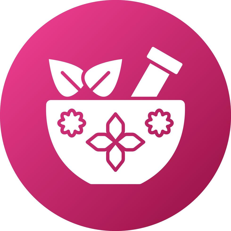 Spa Bowl Icon Style vector