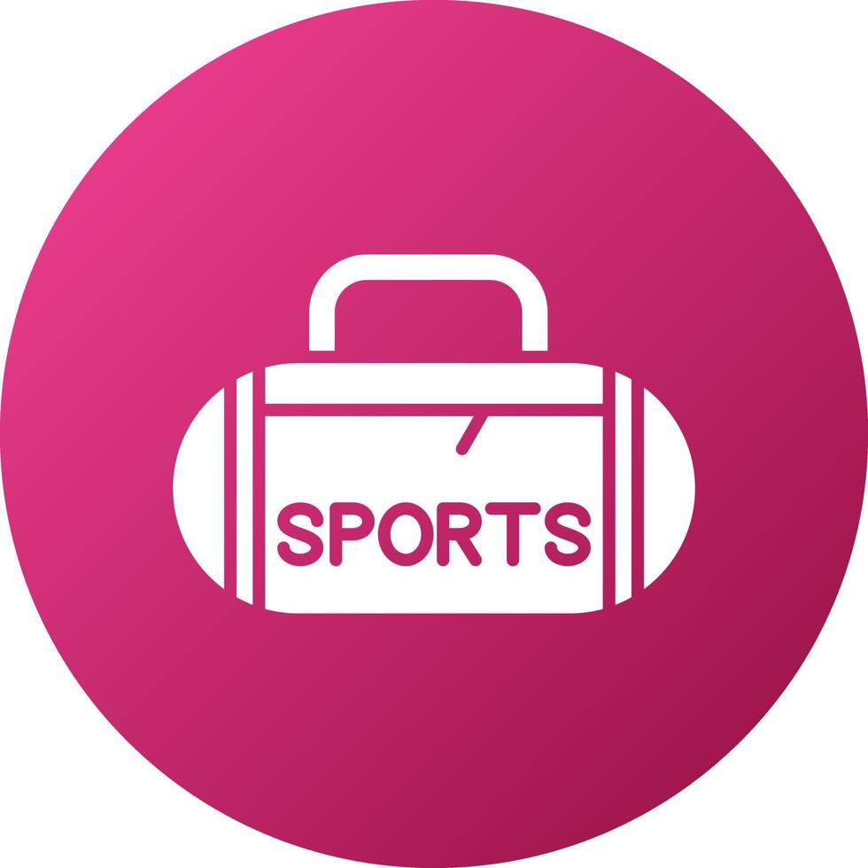 Sport Bag Icon Style vector