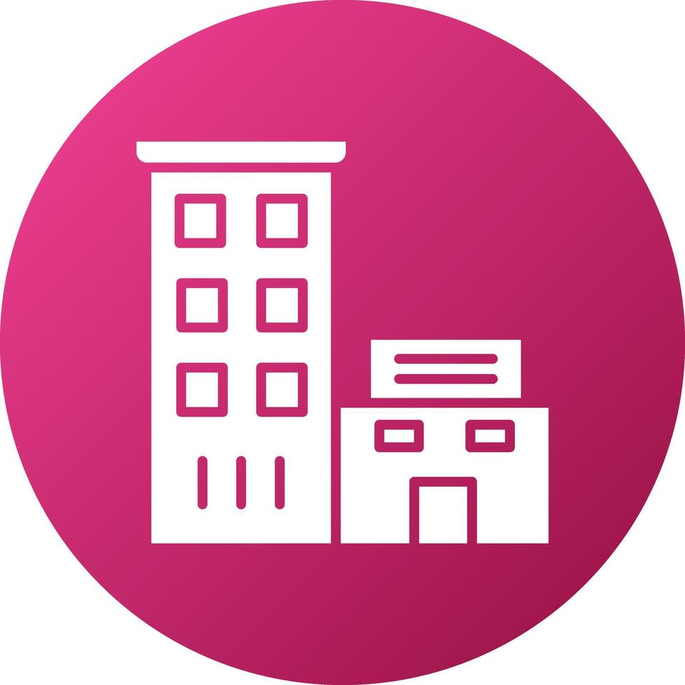 Hotel Icon Style vector