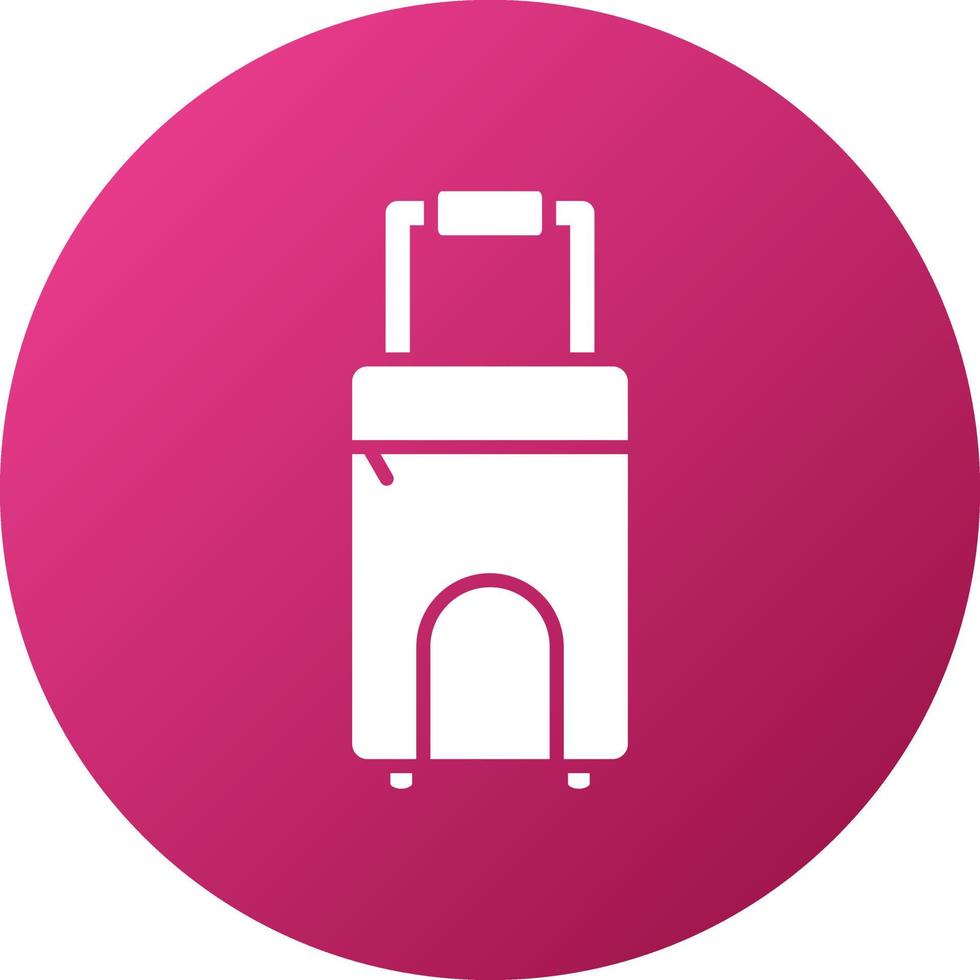 Travel Luggage Icon Style vector