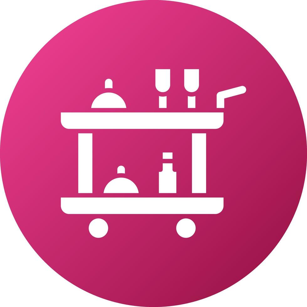 Room Service Icon Style vector