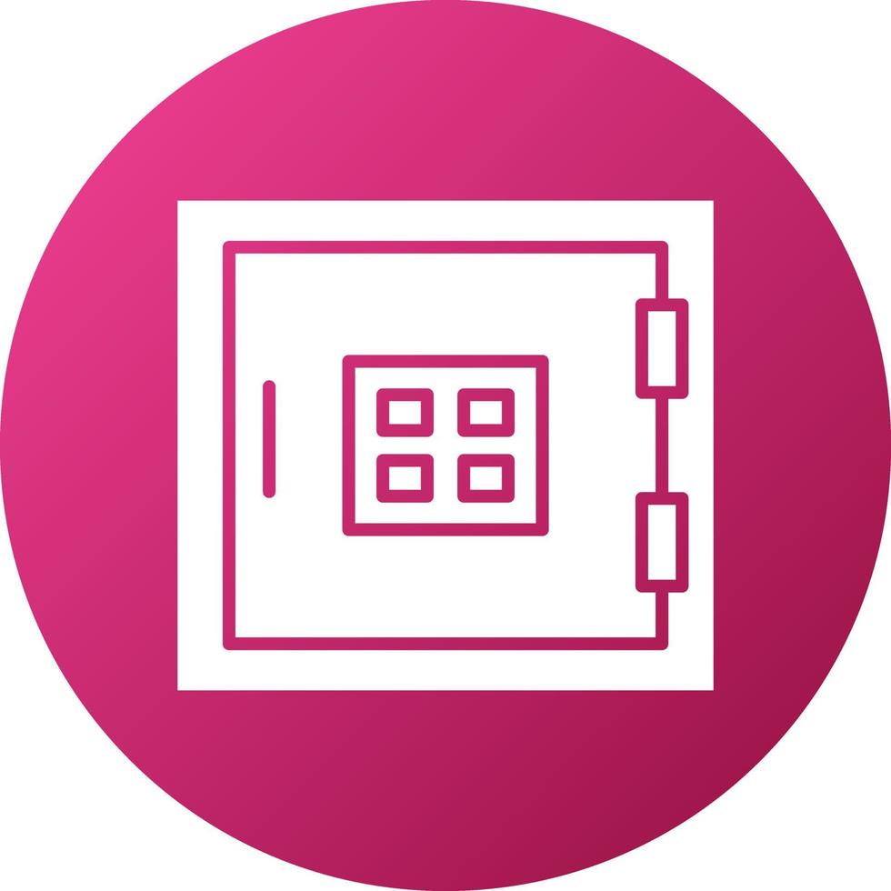 Safe Box Icon Style vector