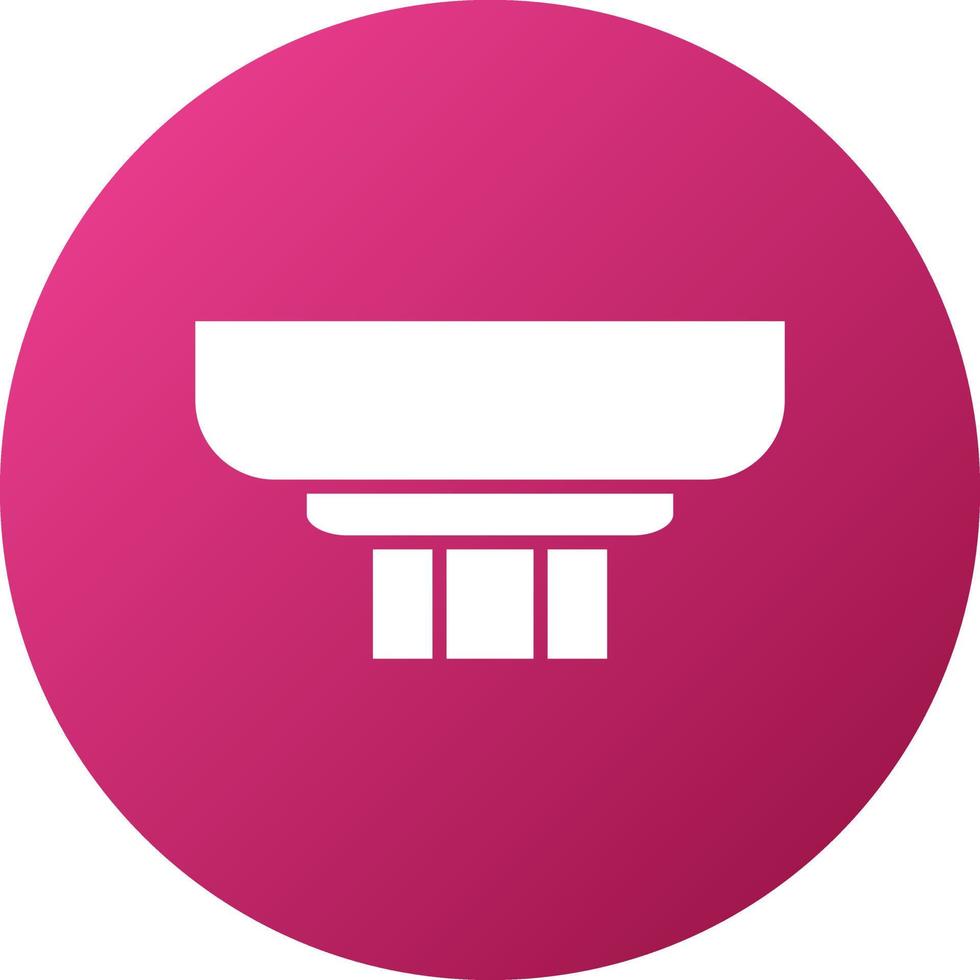 Smoke Detector Icon Style vector