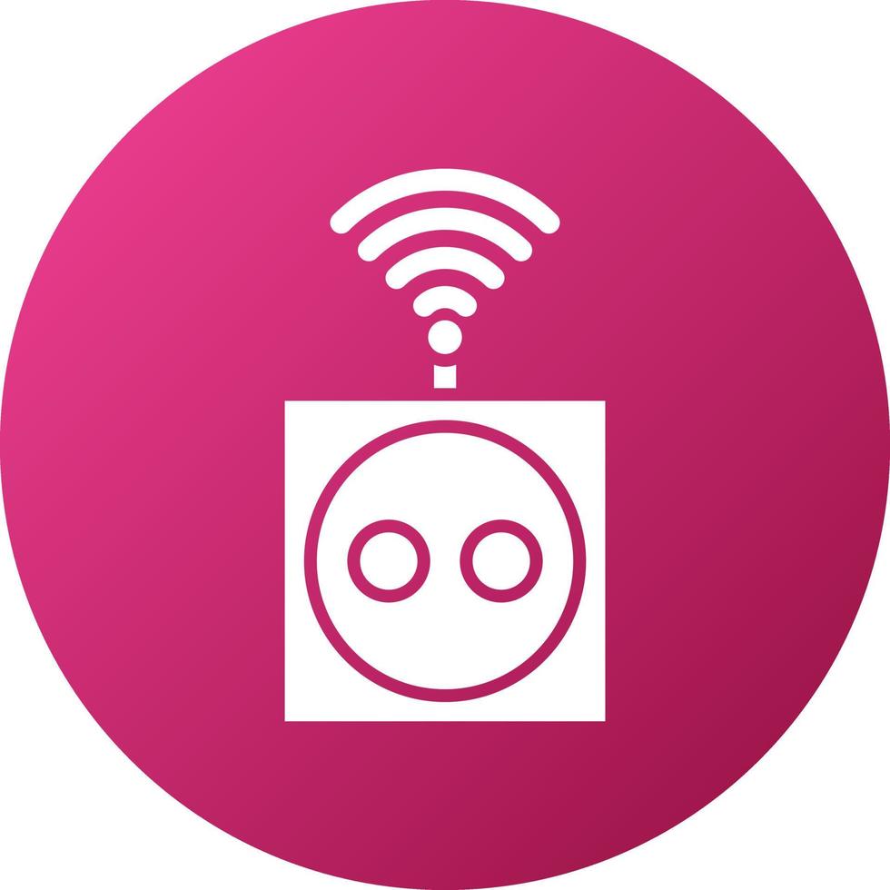 Smart Socket Icon Style vector