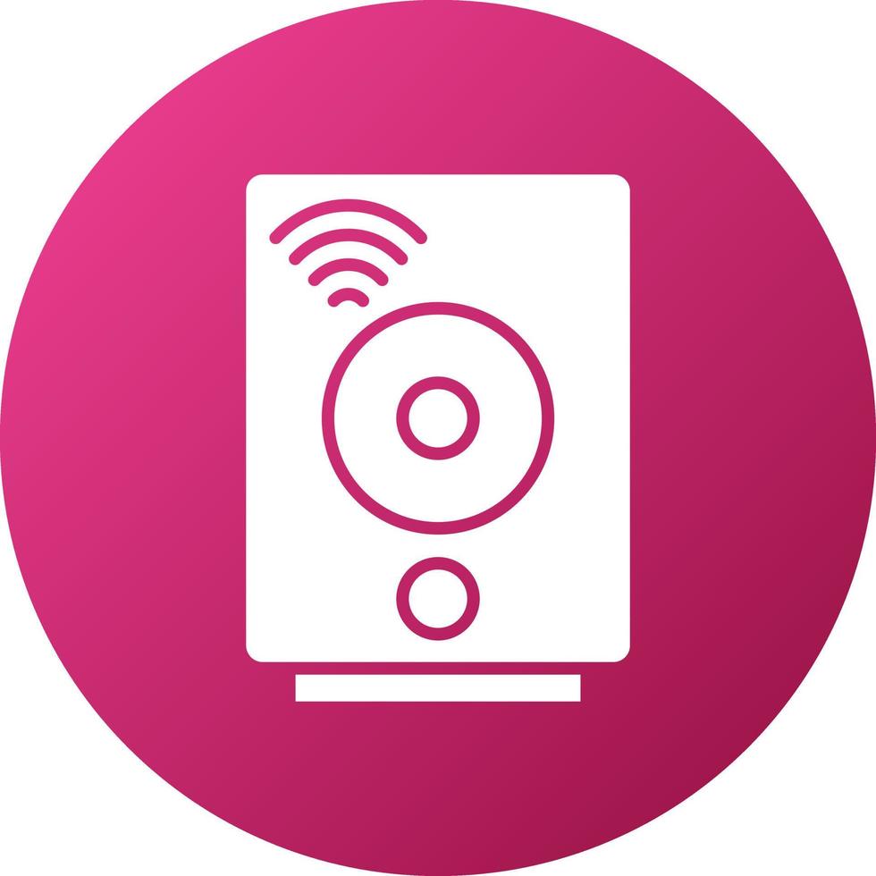 Smart Speaker Icon Style vector