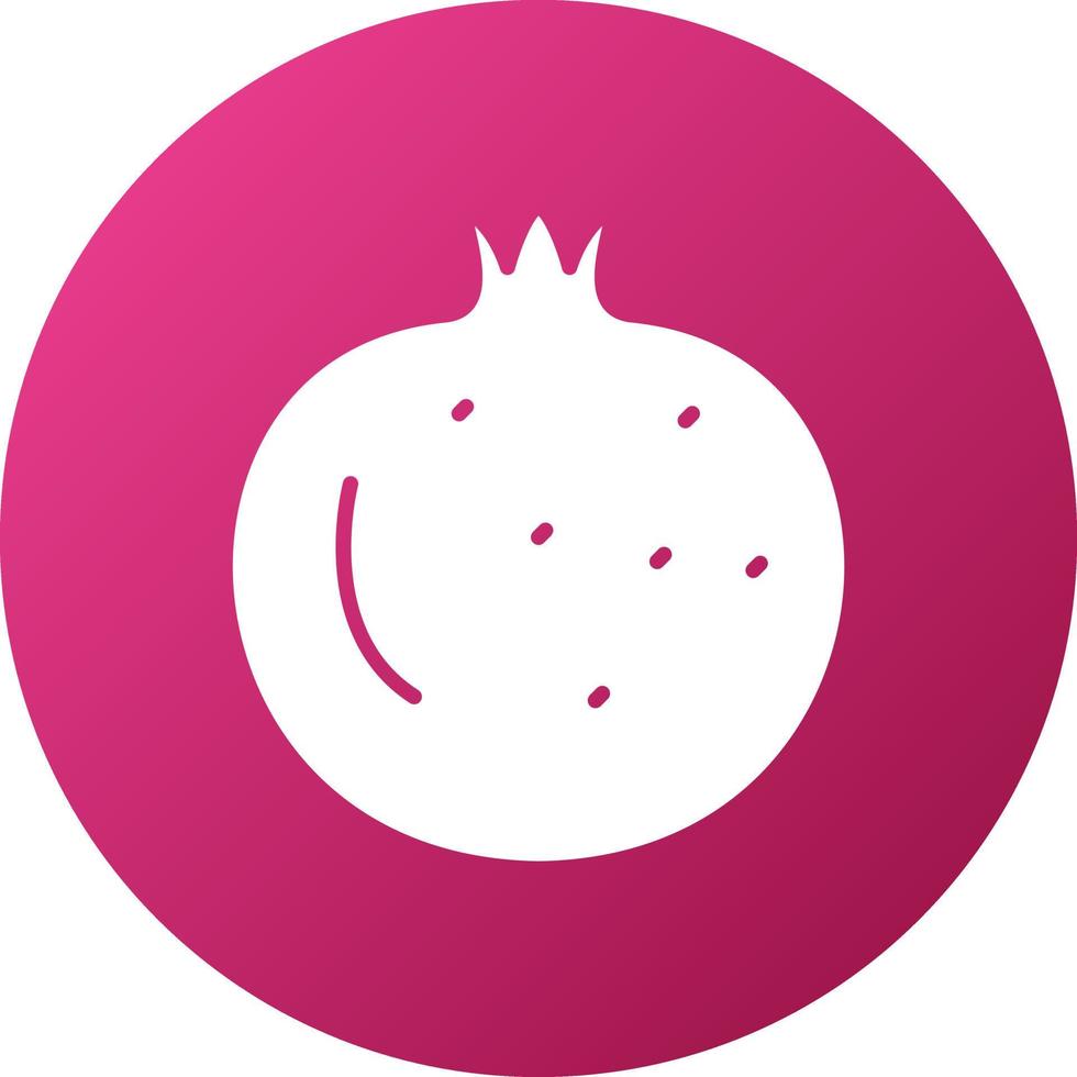 Pomegranate Icon Style vector