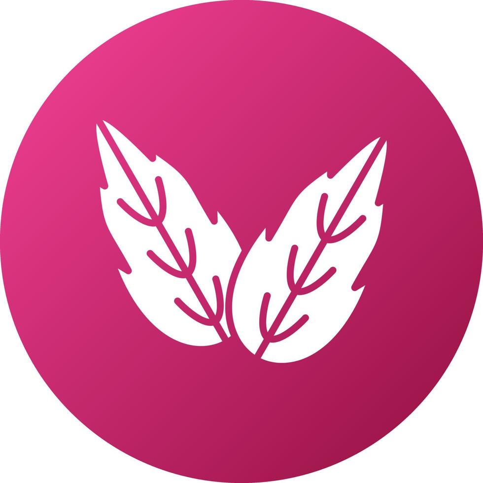 Herb Leaf Icon Style vector