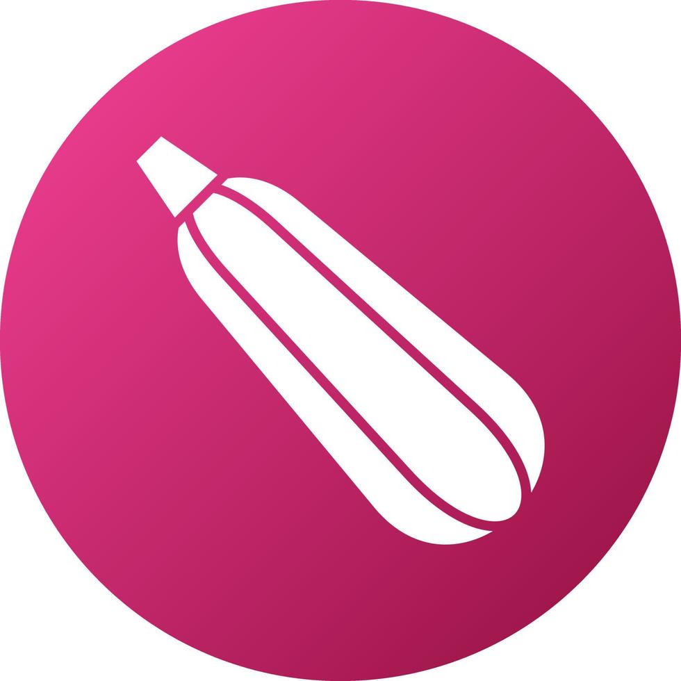 Zucchini Icon Style vector