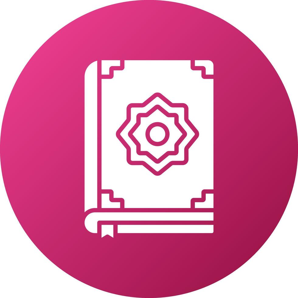 Quran Icon Style vector