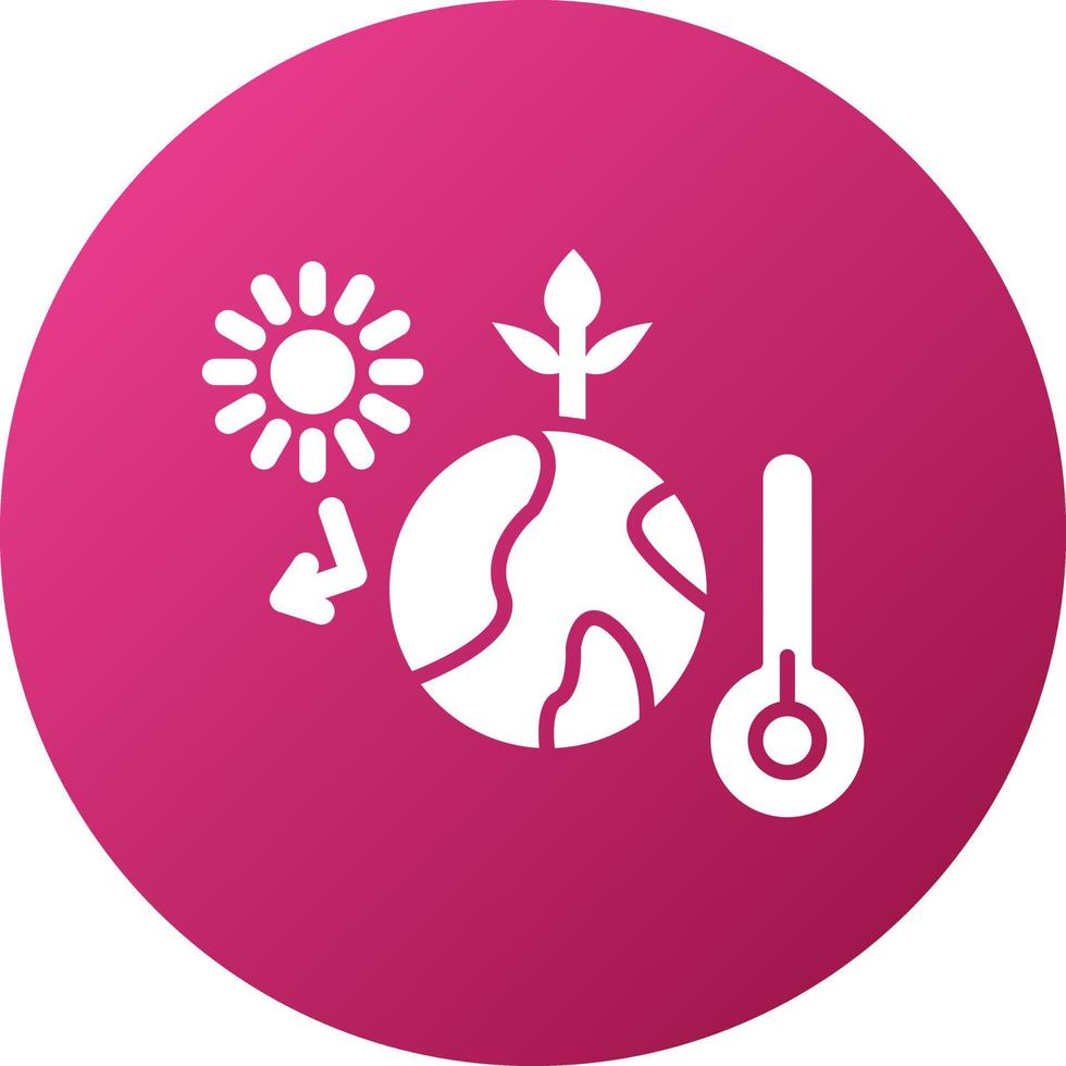 Greenhouse Effect Icon Style vector