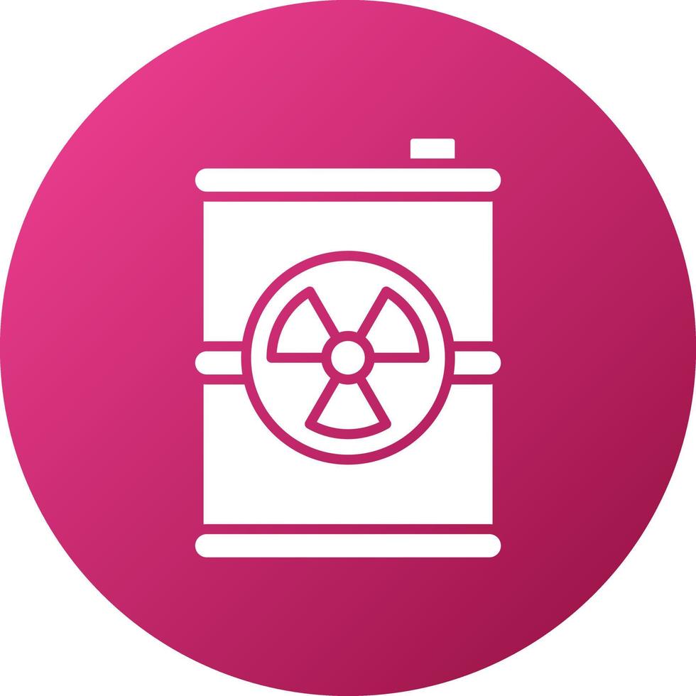 Toxic Waste Icon Style vector