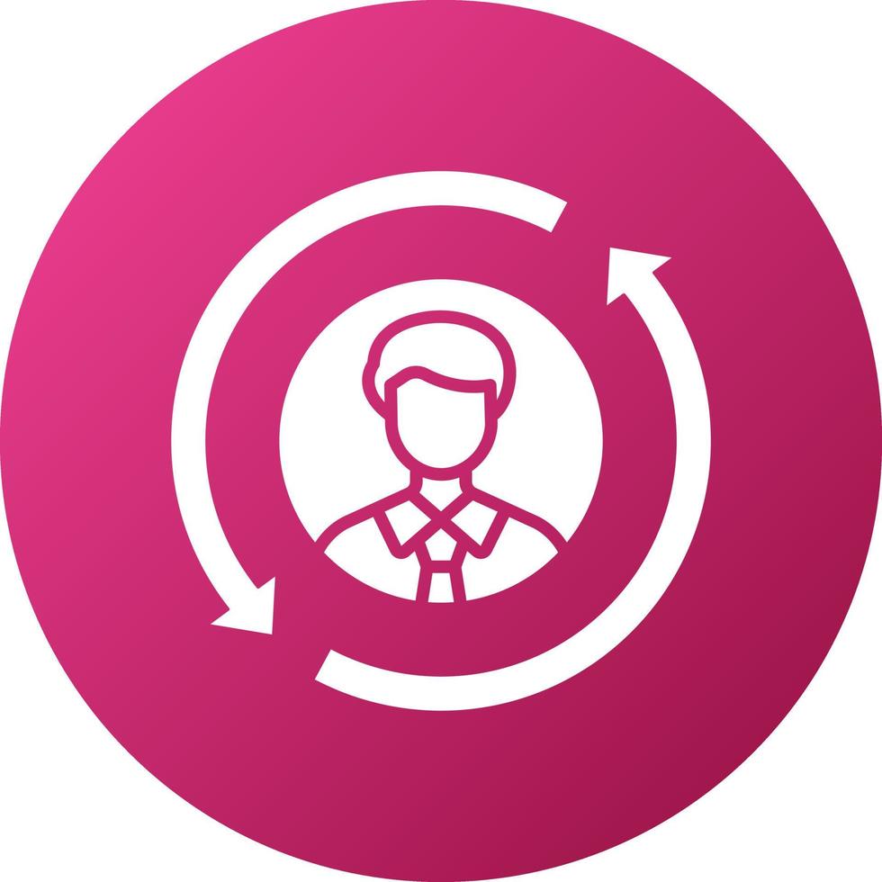 Customer Retention Icon Style vector