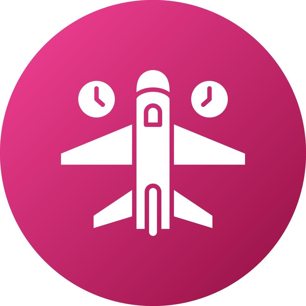 Jet Lag Icon Style vector