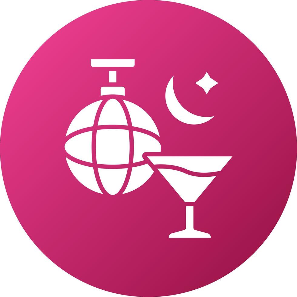 Nightlife Icon Style vector