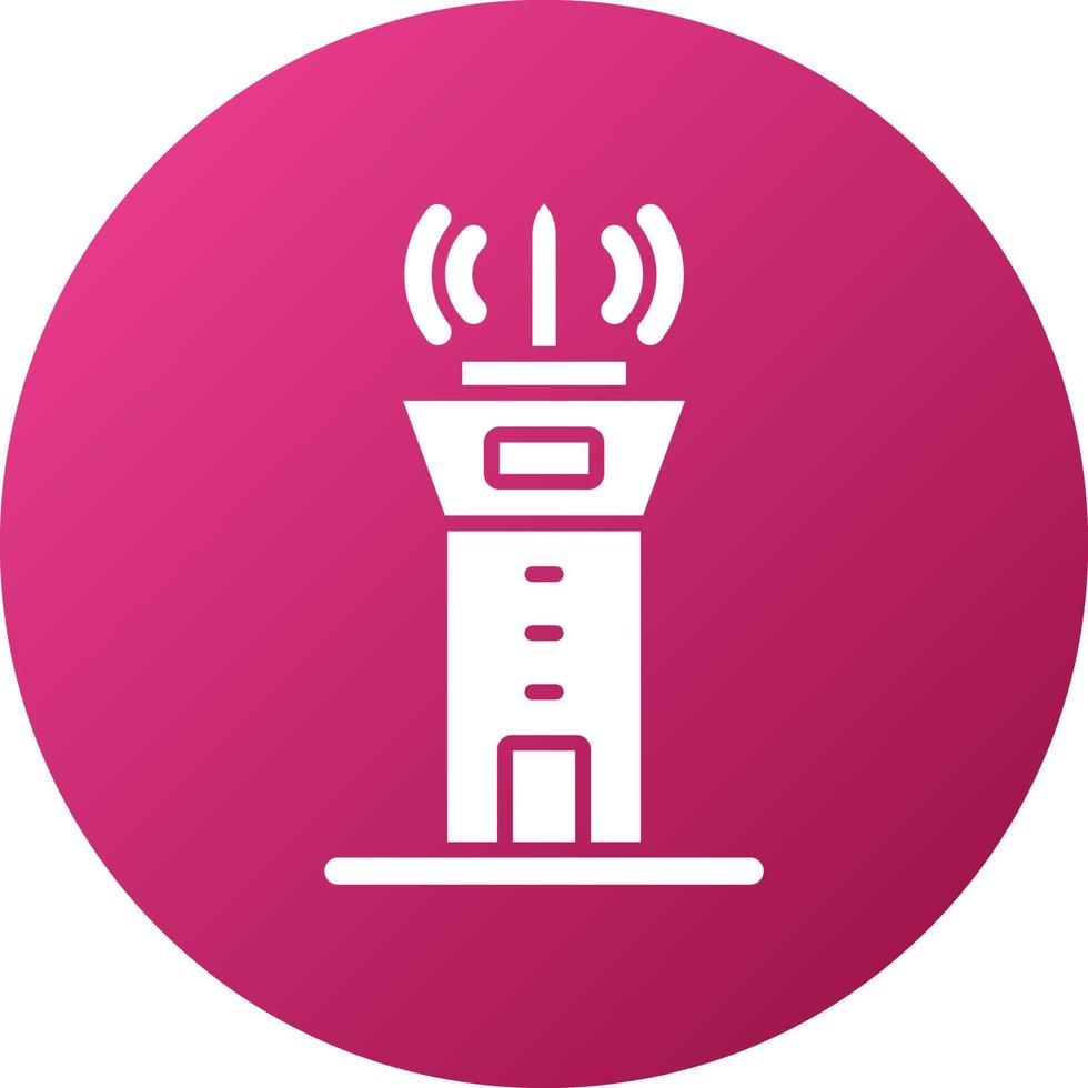 Control Tower Icon Style vector