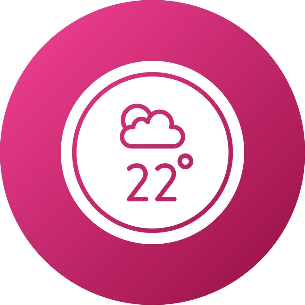 Thermostat Icon Style vector