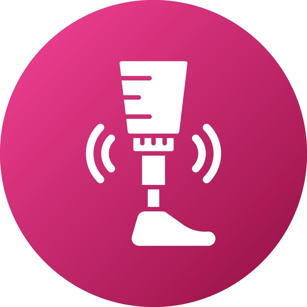 Smart Prosthesis Icon Style vector