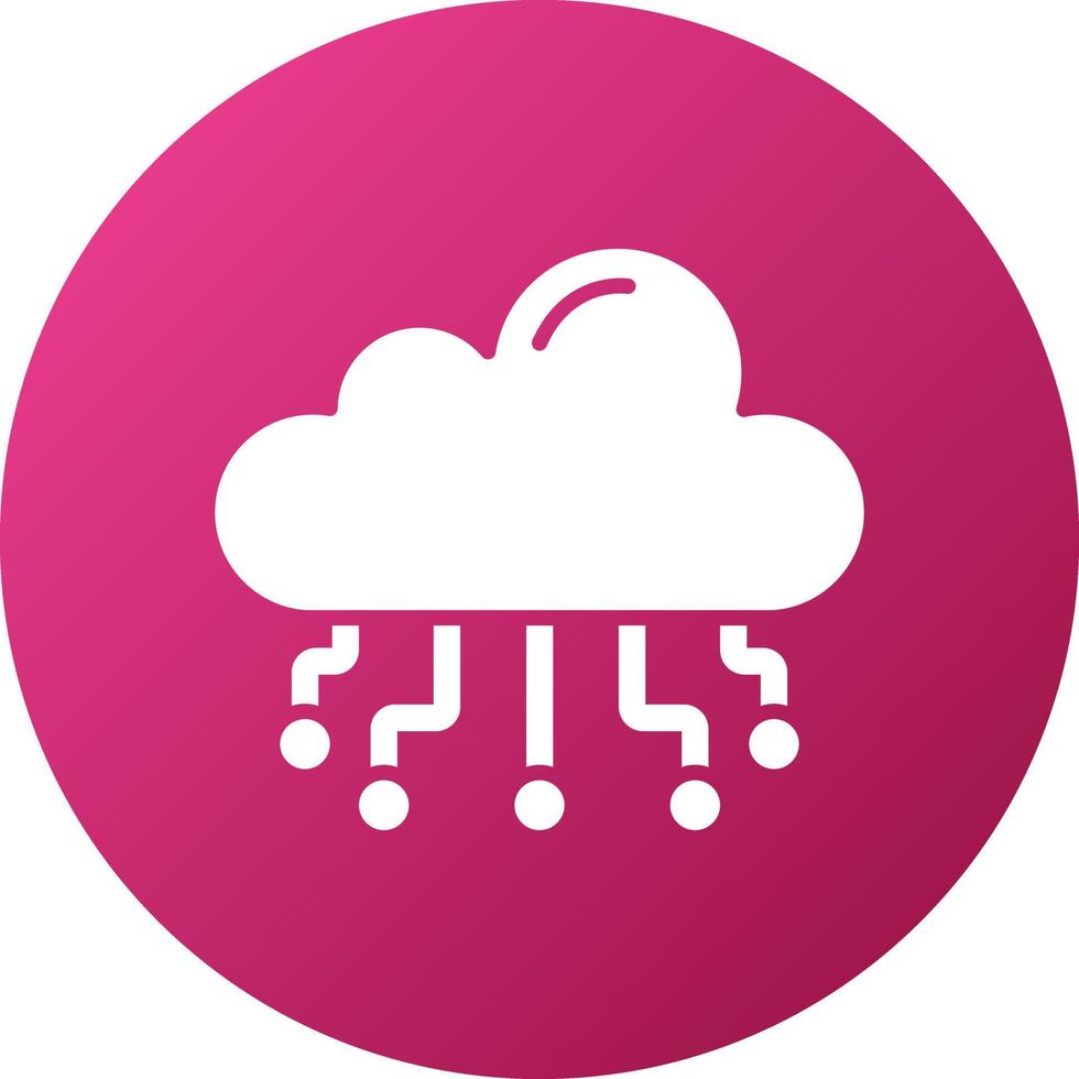 Cloud Computing Icon Style vector