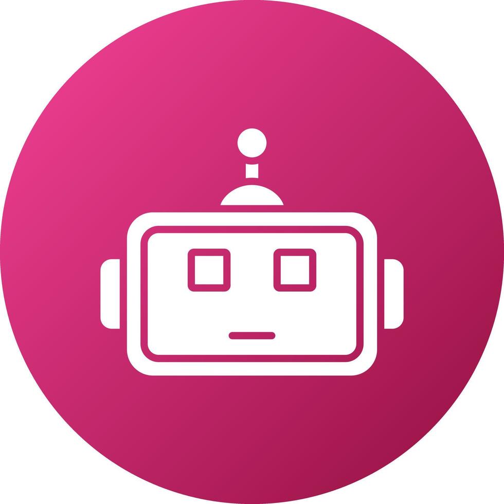 Robotics Eye Icon Style vector