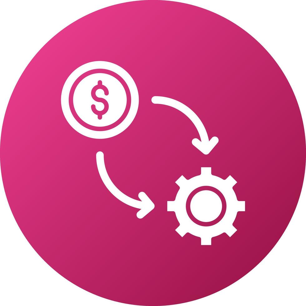 Conversion Rate Optimizer Icon Style vector