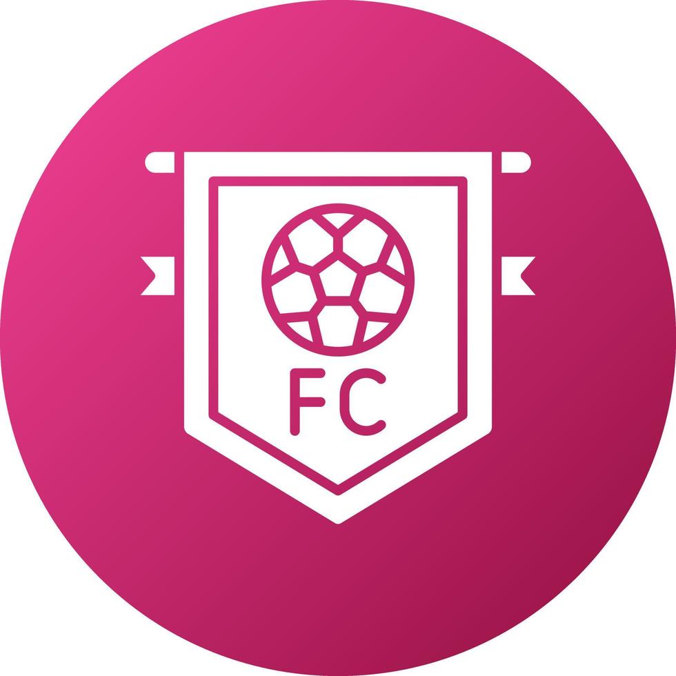 Football Club Icon Style vector